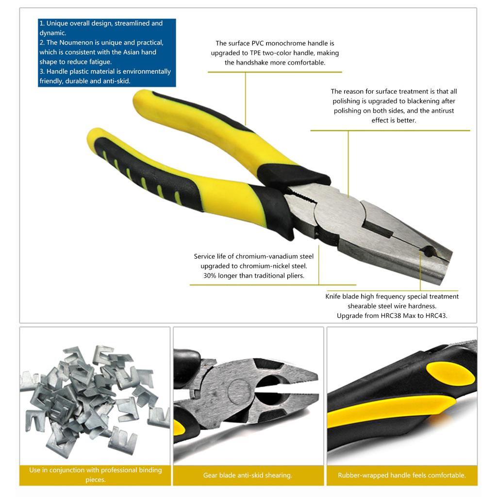 Wire Cage Buckle Pliers with Wire Cage Clips Wire Cage Fasten Clips Buckle Pliers ?Tools for Rabbit Bird Chicken Cage