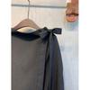 C S In The Room Wrap Tie baCk bandIng Long Skirt One Color