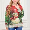 Christmas Day Sweatshirts For Children Boys And Girls Knit Sweater Cute Shirt Fall Crewneck Pullover Tops