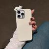 Cute 3D Cat Lichee Pattern Silicone Phone Case For iPhone 15 16 11 12 13 14 Pro Max X XS XR 7 8 16 Plus Metal Photo Frame Cover