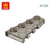 Non-Toxic 121Pcs/Lot 41769 2X4 Right Wedge-Shaped Building Block Moc Parts Compatible With Bricks Diy Children Toy Assembly Gift Box