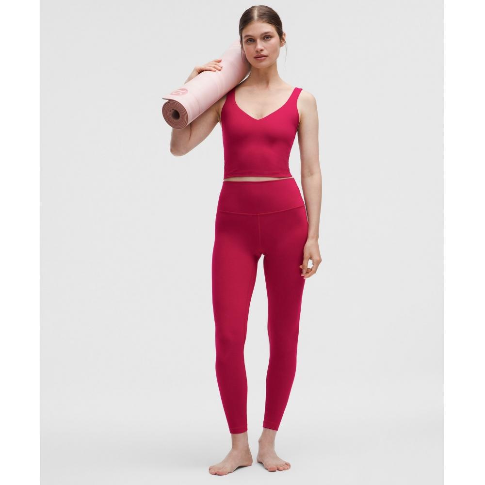 Lululemon Align  TAnk Top  Light Support  A B Cup Berry rumBle