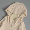 Autumn Winter Slim Fit Warm Fleece Jacket Women High Neck Hoodie Sports Jacket Yoga Top Running Gym Wear Casual Activewear Clothes