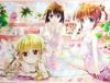 [USED] Lyrical Nanoha Takuya Fujima Art Book ViVidmemorial Limited Edition Tapestry