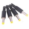 Black Male Barrel Connectors 14mm DC Male Jack Monitoring DC Power Plug DC Power Plug Socket