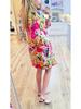 European & American Casual Floral Patchwork Color Block Dress (2026 Hot Seller)