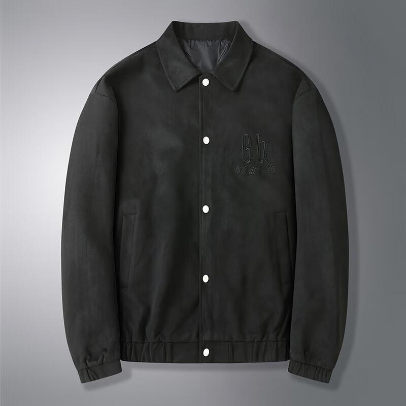 Dibinze Men's Plus Size Casual Lapel Jacket