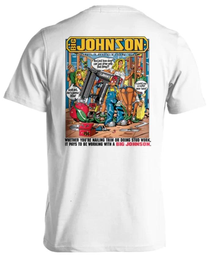 BIG JOHNSON t shirt, FUNNY, funny,, Dad gift, new, Dad gift M