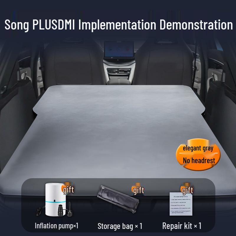 BYD Song Plus DMI Car Mattress: Inflatable Trunk and Rear Seat Sleeping Pad