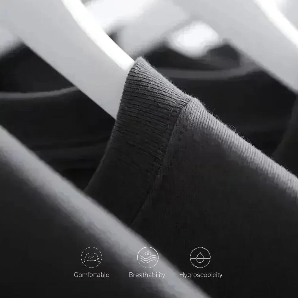 2025 Summer Hot Sale Pure Cotton Men's Crew-Neck Short-Sleeve T-Shirt with Dark Elf  Graphic Vintage Oversize T Shirts Tops