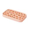Silicone Ice Tray Mold with Lid Spill-Resistant Creative Building Block Ice Cubes Maker for Coffee Whiskey