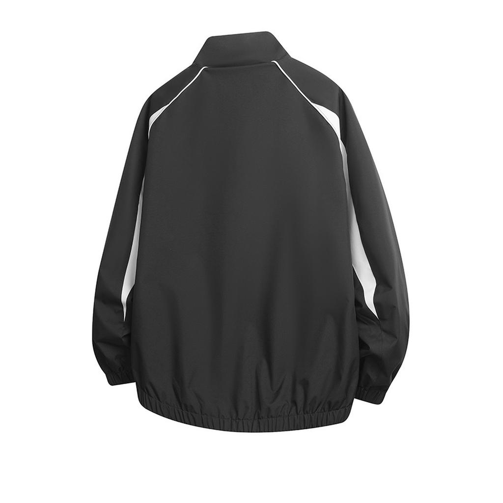 Stitching Sports Stand Collar Jacket Outdoor Cold Windproof Men's Jacket Casual All Fashion Zipper Jacket