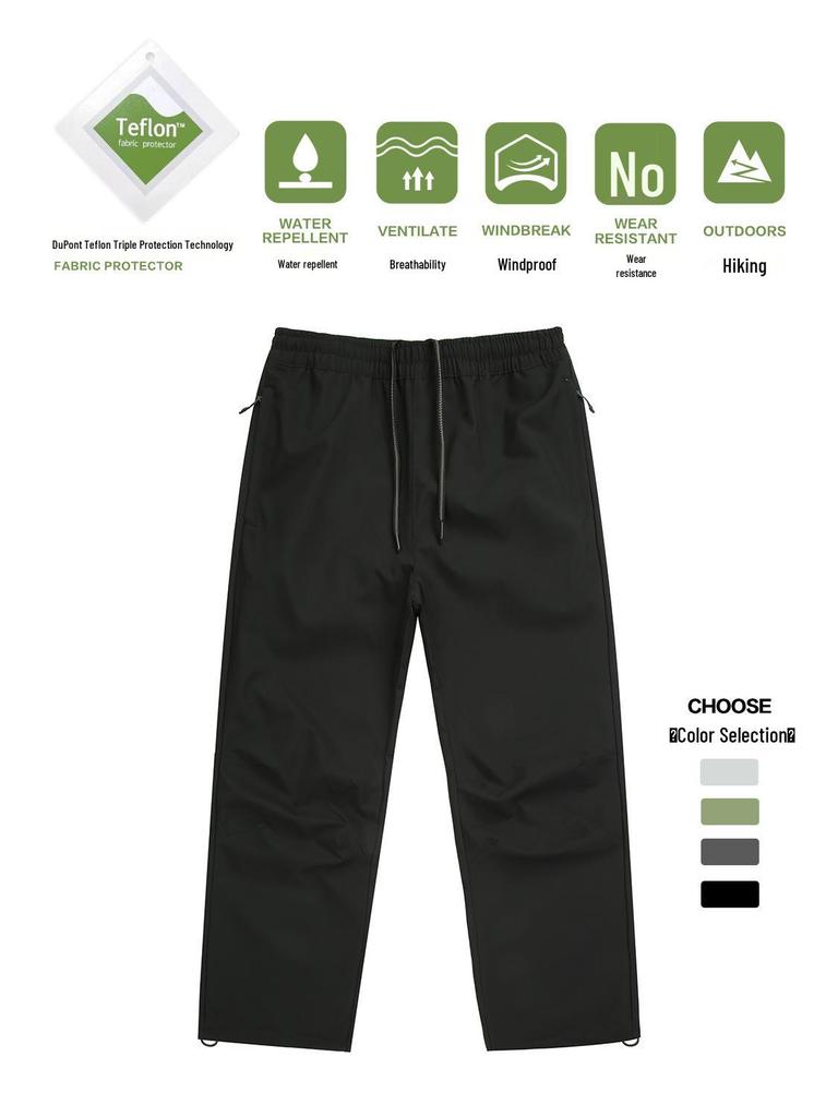 Men's Ultra-Thin Outdoor Wide-Leg Hiking Pants