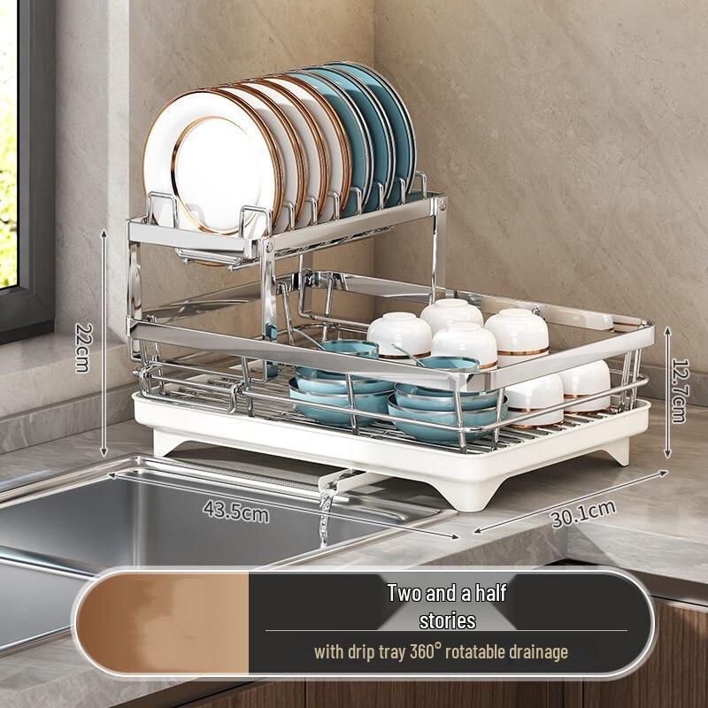 Double-Layer Dish Drying Rack