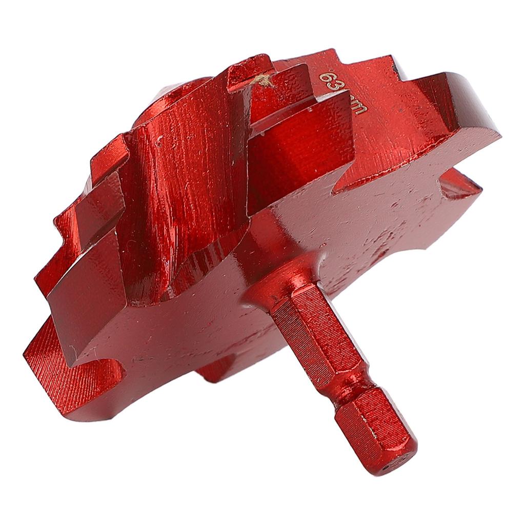 PPR Zvedací stupňovitý vrták 6 drážek 2 palce spirálový vrták pro rozšiřování vodovodních trubek s 1/4" šestihranem