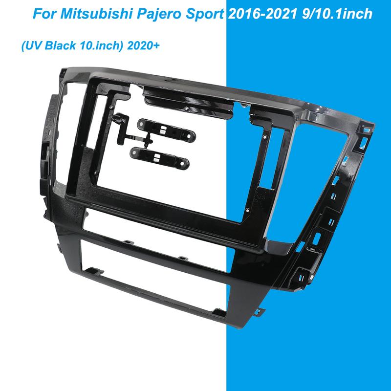 For Mitsubishi Pajero Sport 2016-2021 Fitting Panel Kit Adapter Android Radio Dashboard Car Frame Fascia 9/10.1 Inch
