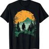 New Summer Men's and Women's Beach Travel T-shirts with Hiker Pattern Prints, Casual and Breathable Quality T-shirts