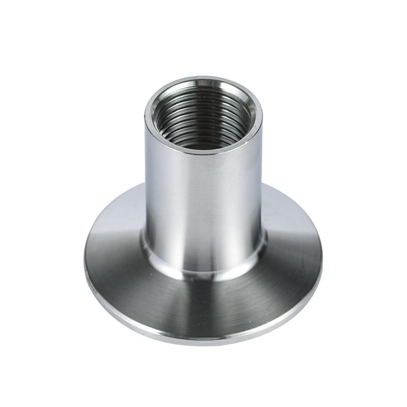 Ανοξείδωτος 1/2" BSPT Θηλυκό X 1.5 ιντσών Tri Clamp Υγειονομικός Προσαρμογέας SS304