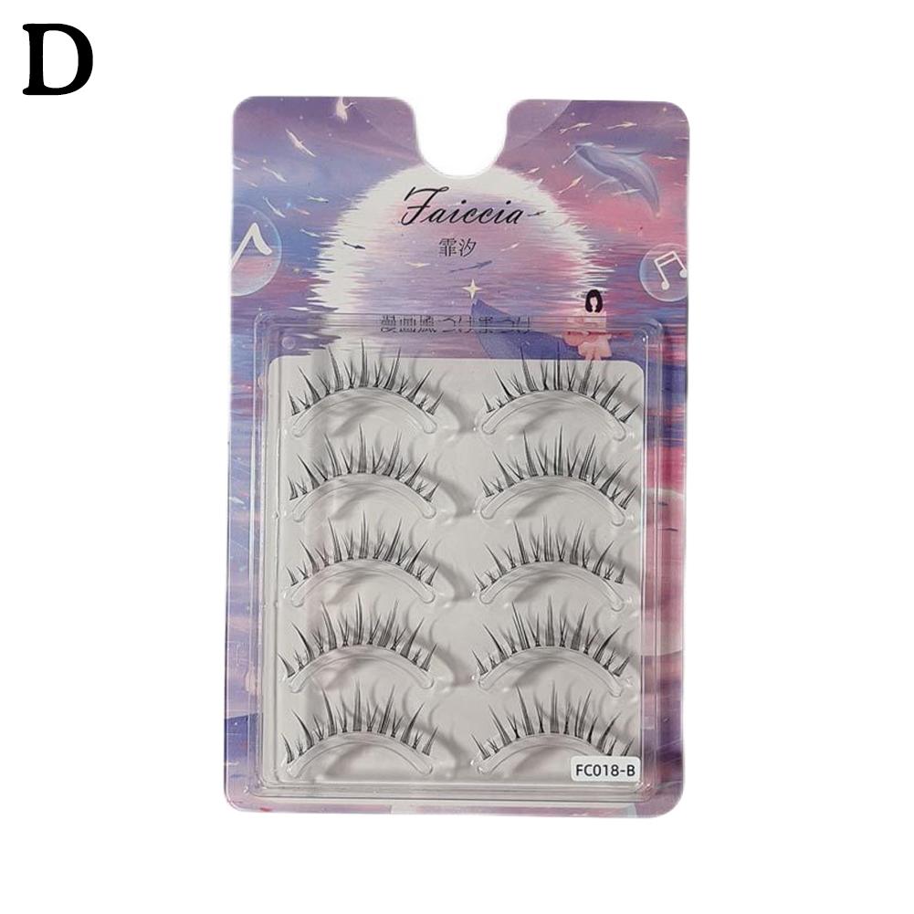 

5 пар ресниц, пучки ресниц, натуральные тонкие накладные ресницы, невидимая лента, мягкие натуральные ресницы, наращивание China