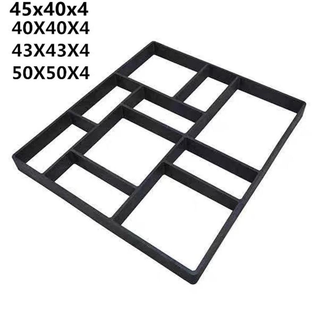 Garden Paving Colored Brick Molds - DIY Embossed Cement Flower Frame