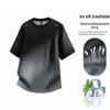 Camiseta de Manga Corta con Cuello Redondo de Seda Helada de Secado Rápido para Hombre de Gama Alta 2026