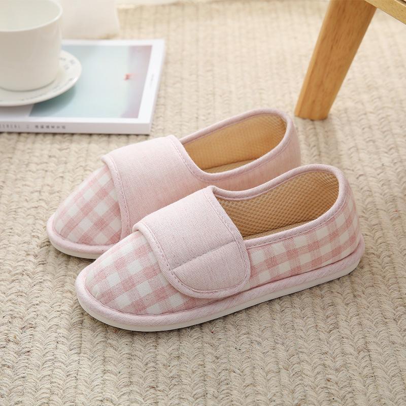 Fashion Women Diabetic Slippers Adjustable Closure Comfortable House Shoes Arthritis Edema Wide Slippers Comfy Cozy Shoes Closed Toed