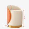 Same-Day Ship Rotating Dressing Stool: Minimalist Girl's Bedroom Makeup/Nail Art Chair with Backrest