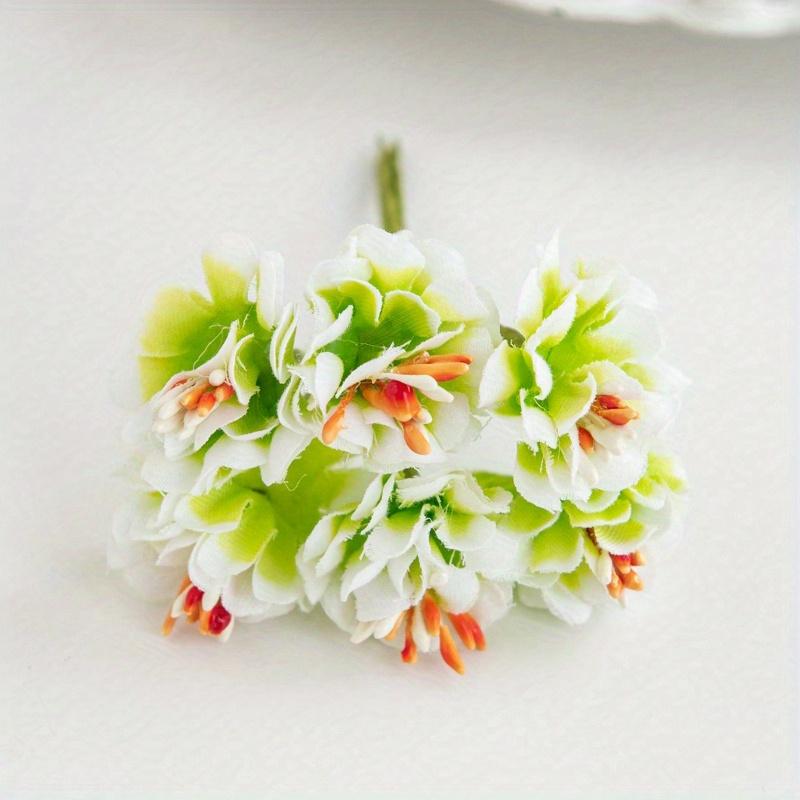 1 Bouquet (6 Heads) Artificial Carnation Floweressories Home Wedding Decoration Bride Wrist Flower Chest Flower Headflower Material New Year