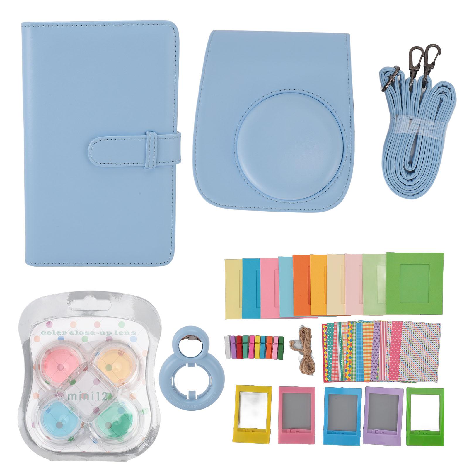 

Миттєвий захисний чохол для камери з фоторамками, альбомом, плечовим ременем, фільтрами дзеркал для селфі зелений