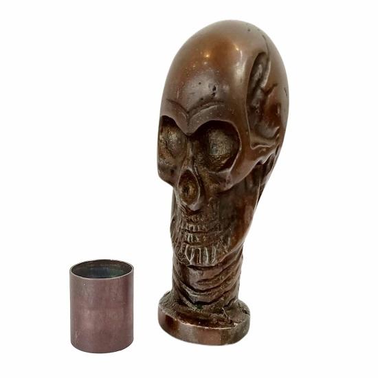 Human Skull Walking Stick Handle (1Pc), Handle Only