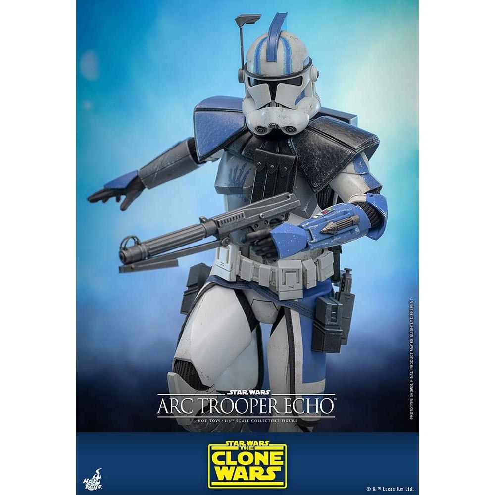 Star Wars 1 6 Television Masterpiece Scale Fully Poseable Figure  Arc Trooper Echo