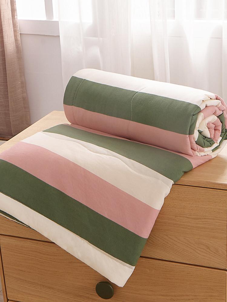 Vannvasket bomull sommer kjølig quilt sommerdyne uten trykk vind enkel air condition quilt tynn dyne