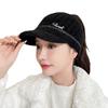 Autumn and winter versatile iron standard knitted rabbit wool hat women's fleece thickened warm ear protection duck tongue empty top hat