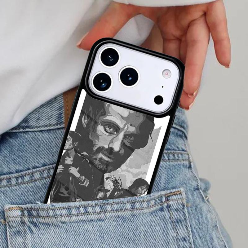 The Walking Dead soft Phone Case for iPhone 17ProMax 12 13 14 15 16e 17 Pro Max Plus Air Cover