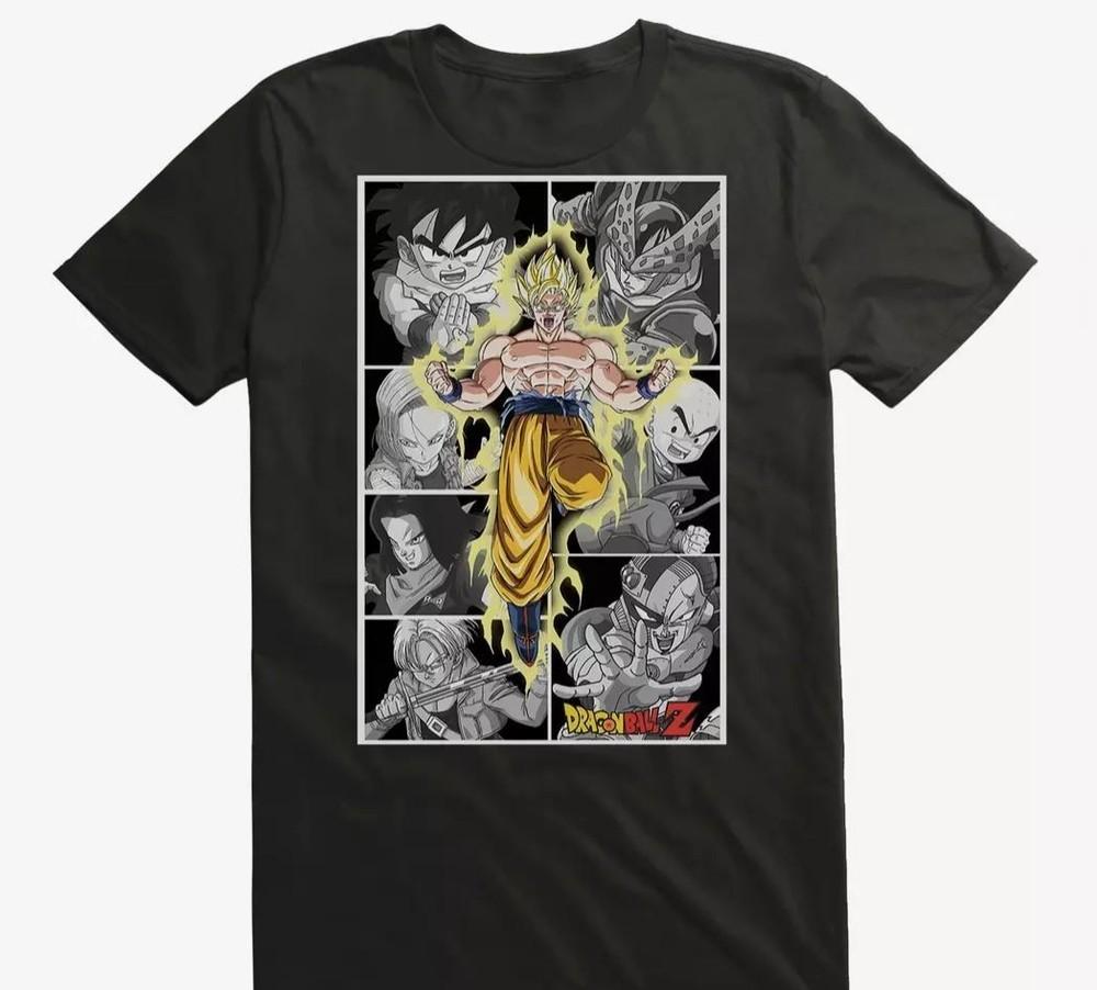 

Dragon Ball Z Super Saiyan Goku Shirt, Vintage Japanese Anime Manga Shirt, S-5XL S