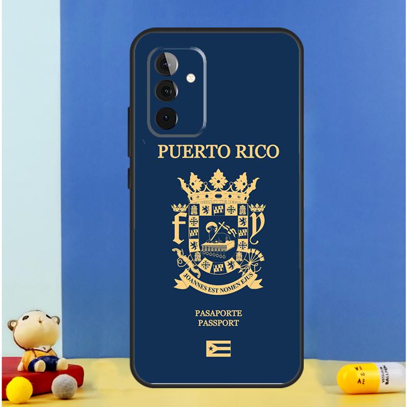 Puerto Rico Flag Case For Samsung Galaxy A56 A52 A53 A16 A26 A36 A55 A35 A15 A32 A12 A33 A13 A14 A34 A54 A17