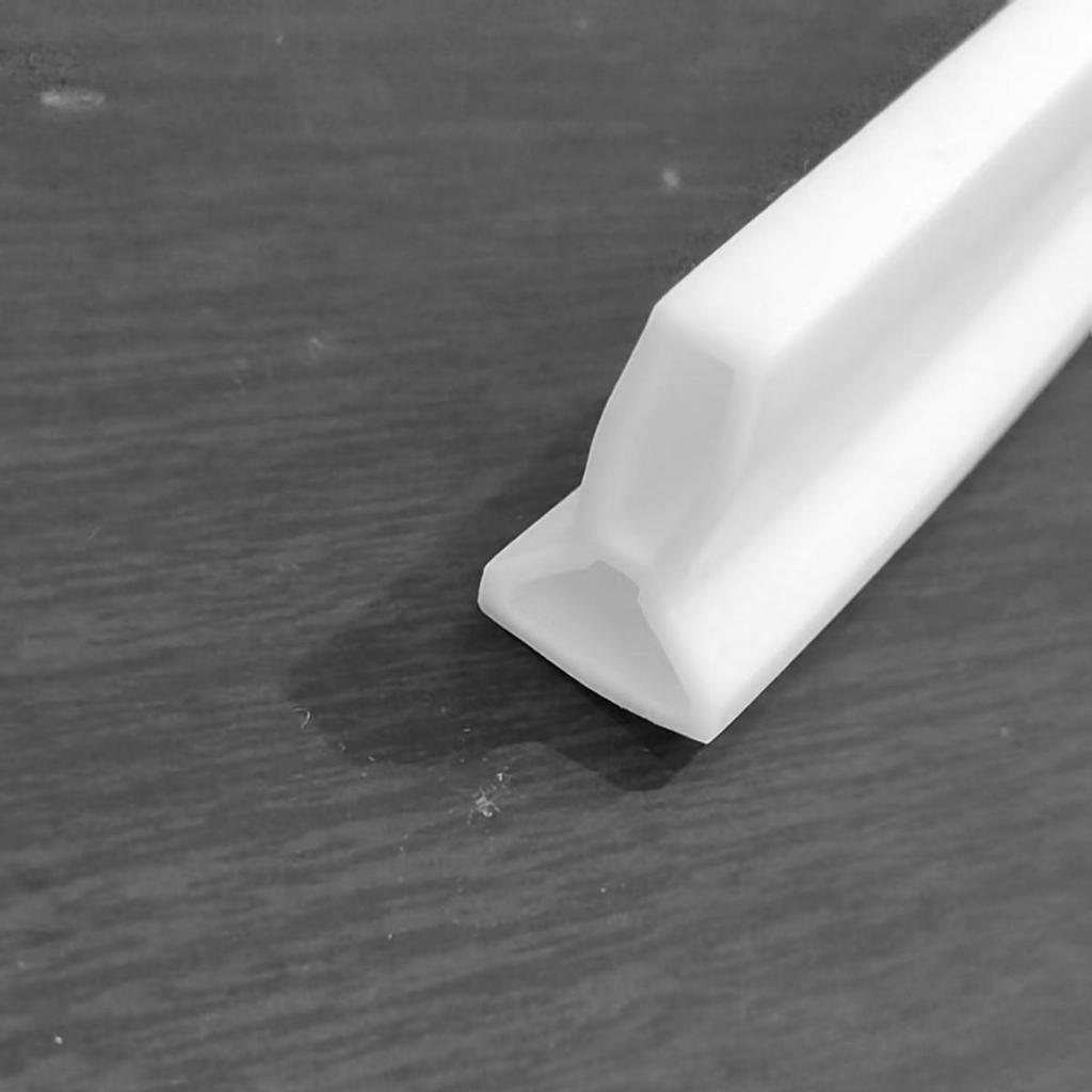 Self-Adhesive Bathroom Shower Water Stopper Rubber Strip (3cm x 2cm)