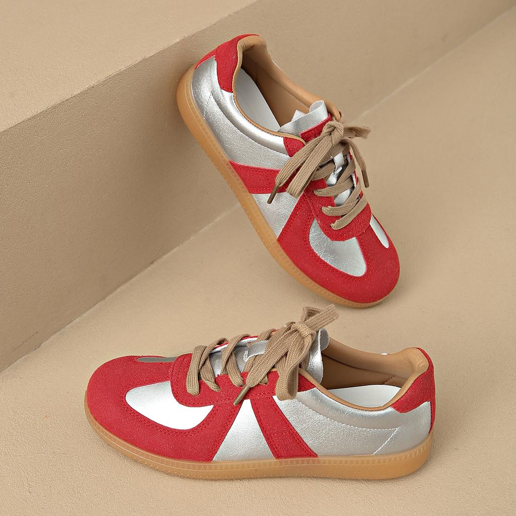 Fashion Women's Sneakers Ladies Moral Training Shoes 2024 New Casual Spring Flat Shoes Women Luxury Designer Shoes for Women
