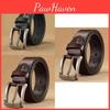 High Quality Men Belt Retro Pin Buckle Genuine Leather Waistband Alloy Buckle Pd401 Brown