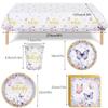 Butterflies Birthday Party Tableware Set Butterflies Birthday Party Supplies Butterflies Paper Plates Set Supplies