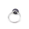 Silver Ring 'Romy' Silver Purple (rhodium) - 10 Mm