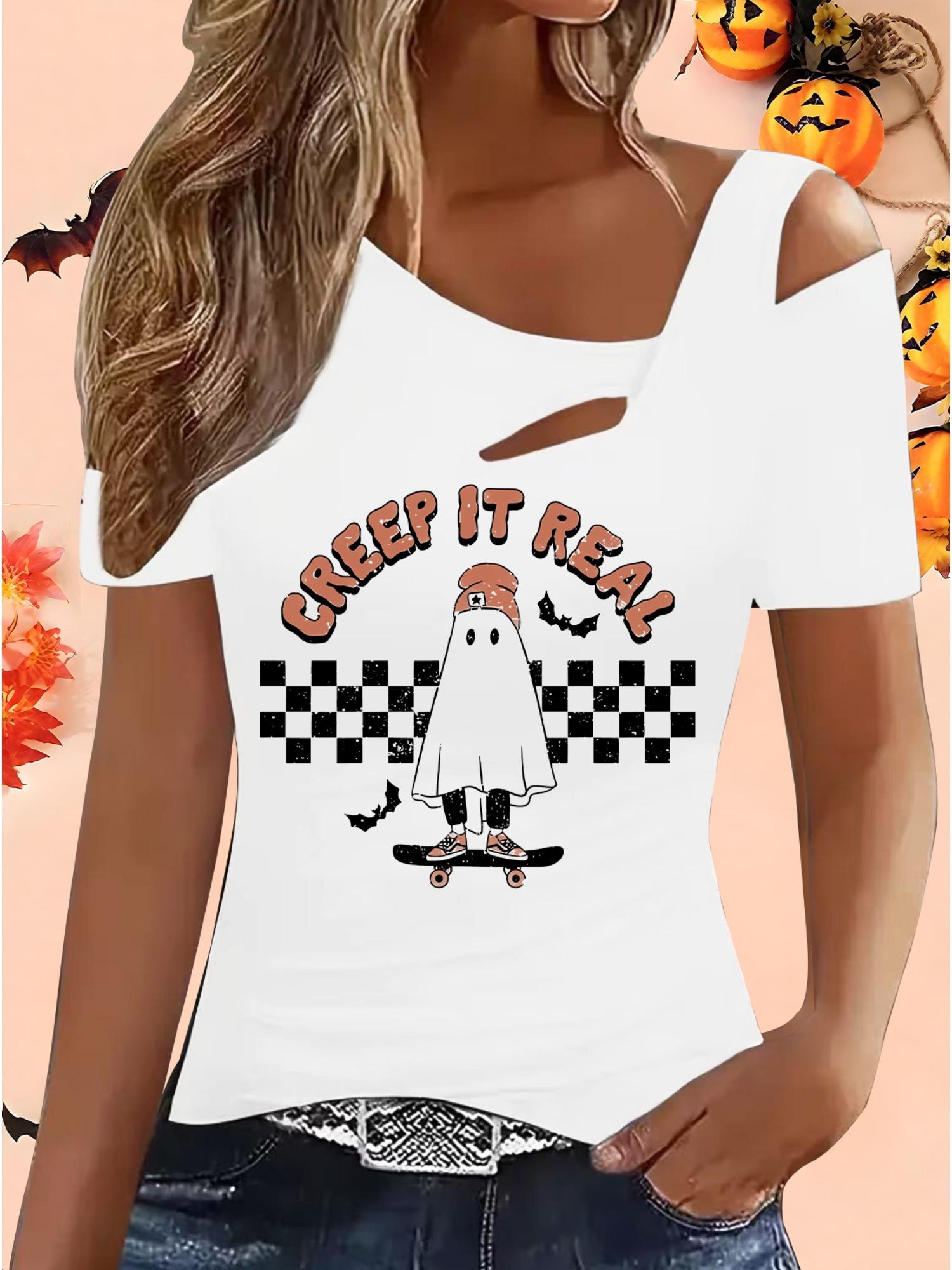 

Women s Loose Halloween and Christmas Gift Tops Blouse Shirt S