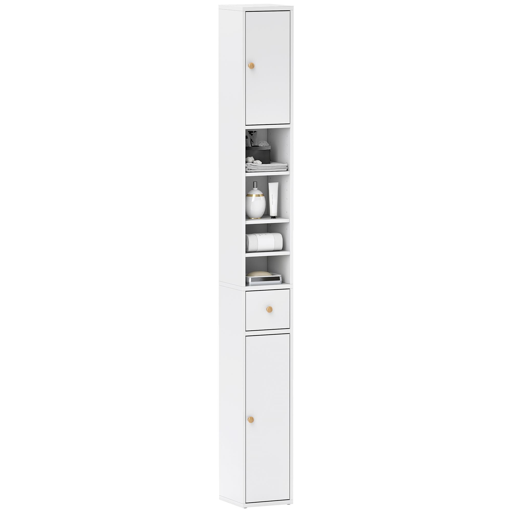 Bathroom cabinet, tall and slim, with