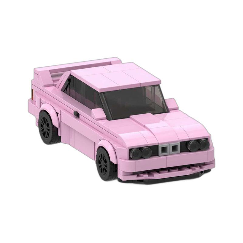 LEGO-Compatible BMW M3 E30 Speed 8 Stud Car Model Set