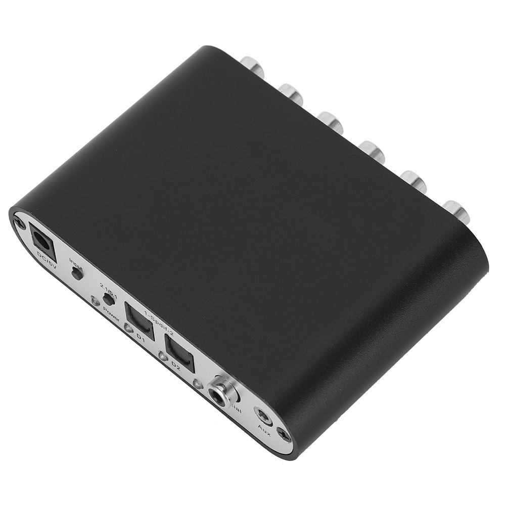 5.1 Hangcsatornás DTS Dolby AC 3 Digitális Optikai Szál Hang Dekóder Koaxiális Analóg RCA Fejhez
