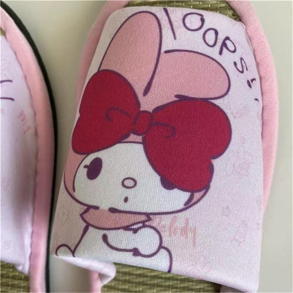 My and Pochacco Tatami Room House Summer Toilet for Kids and Perfect for Guests and Home Use Kuromi, Melody, Cinnamoroll, Slippers, Shoes, Slippers,