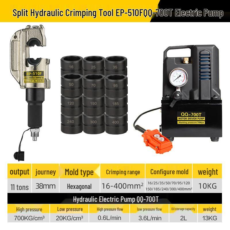 DAXTE Split Hydraulic Crimping Tool EP-510F