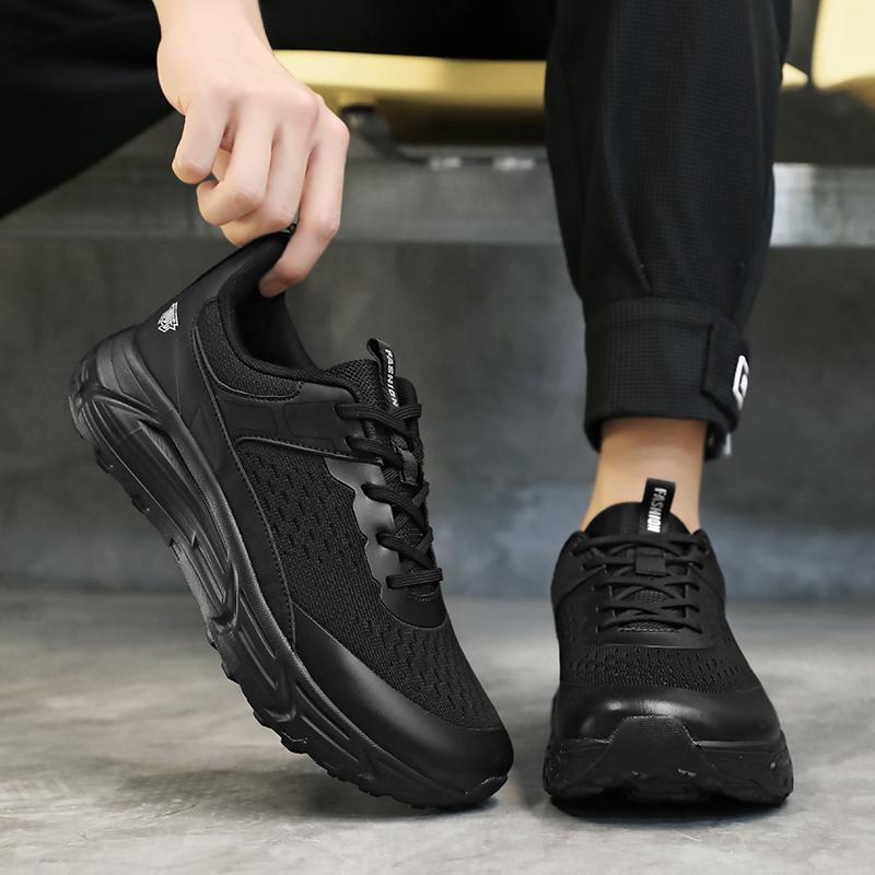 Autumn New Men's Sports Shoes Running Shoes Sports Blue Ball Shoes Lightweight Casual Shoes Outdoor Walking Shoes Walking Shoes