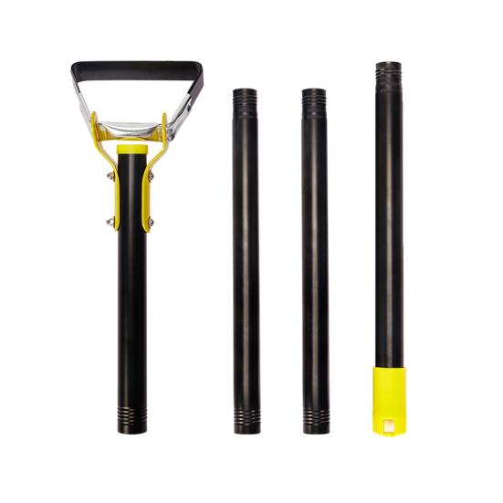 Double-Ended Garden Hoe & Weeder Heavy Duty Scuffle Hoe for Soil Loosening & Weed Removal 30-72 Inch Height Adjustable Long Handle Garden Tool for