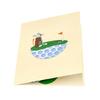 Golf Basketball Popup Card,Handmade 3D Sports Greeting Cards with Envelope